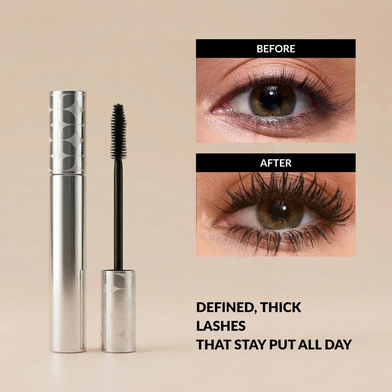 24H Waterproof Mascara | Put it on once. Trust it all day.