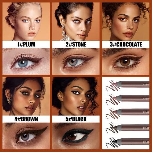 24HR Waterproof Eyeliner Pencil | Glide it on smooth, lock it in place — apply once and forget about your eyeliner all day
