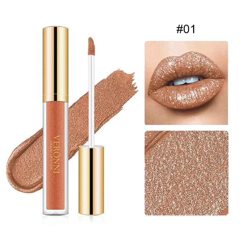 Glinté™ Diamond Liquid Lipstick — 16-Hour Shine & Comfort