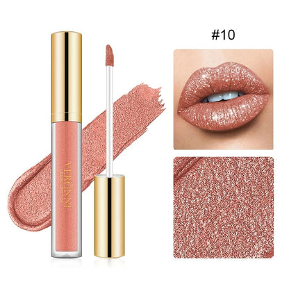 Glinté™ Diamond Liquid Lipstick — 16-Hour Shine & Comfort