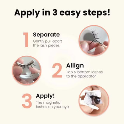 GlazyLash™ Reusable Adhesive Eyelashes