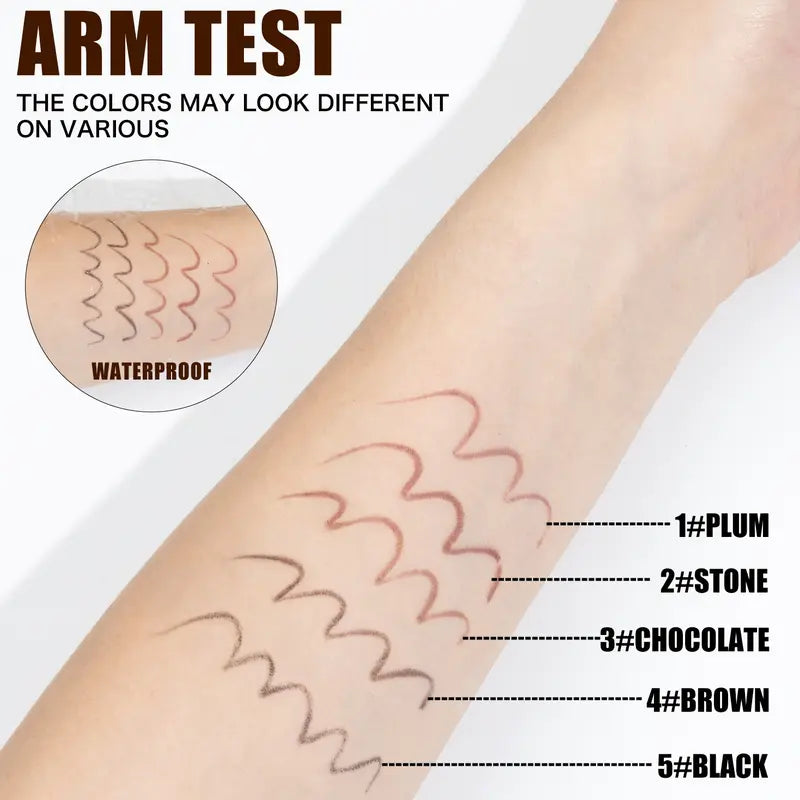 24HR Waterproof Eyeliner Pencil | Glide it on smooth, lock it in place — apply once and forget about your eyeliner all day
