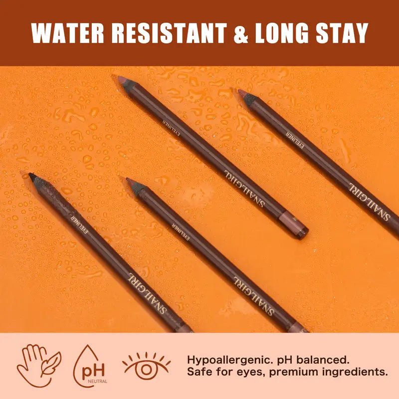 24HR Waterproof Eyeliner Pencil | Glide it on smooth, lock it in place — apply once and forget about your eyeliner all day