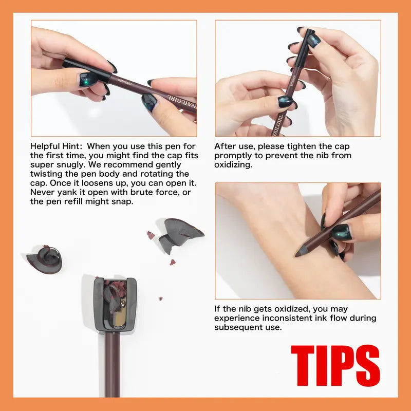 24HR Waterproof Eyeliner Pencil | Glide it on smooth, lock it in place — apply once and forget about your eyeliner all day