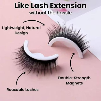 GlazyLash™ Reusable Adhesive Eyelashes